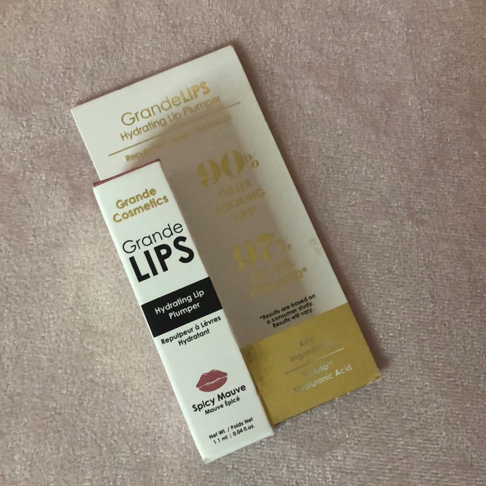 Grande lash mauve spice lip plumper enhancer hydrating fuller mini travel size